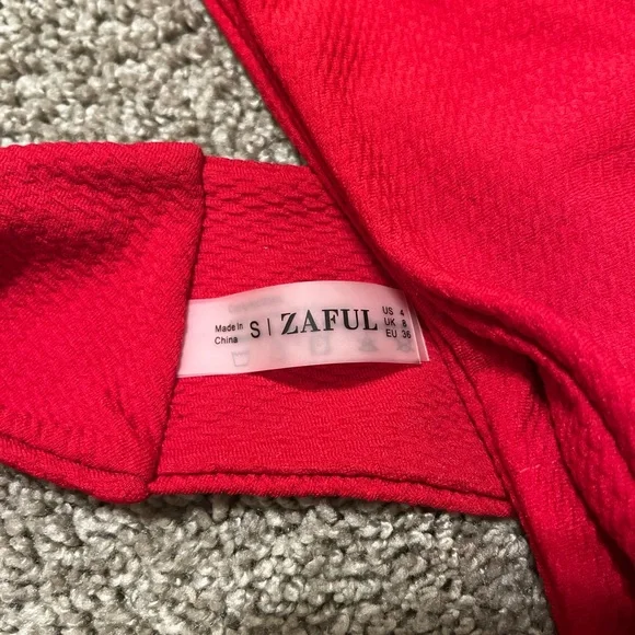 Zaful Vibrant Red Swimwear - Picture 3 of 3